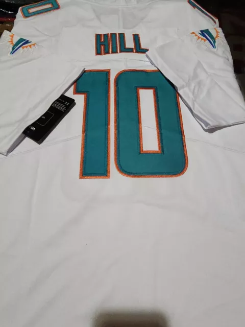 NWT adult Customized jersey dolphins #10 Tyreek Hills size XXXL color White *new