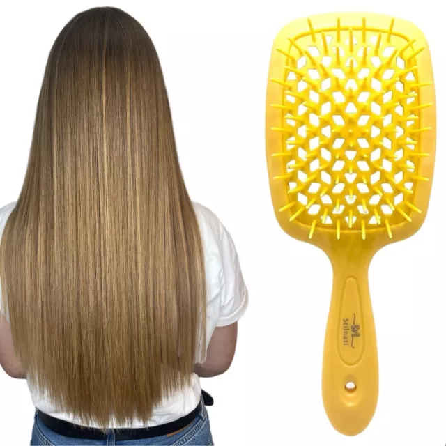 Stilnati Detangling Hair Brush Vented Anti-Static Hairbrush For Wet And Dry Hair