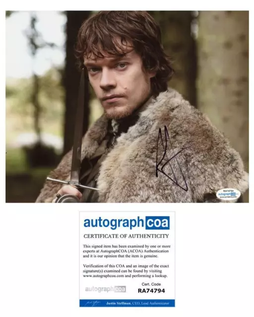 Alfie Allen "Game of Thrones" AUTOGRAPH Signed 8x10 Photo E ACOA