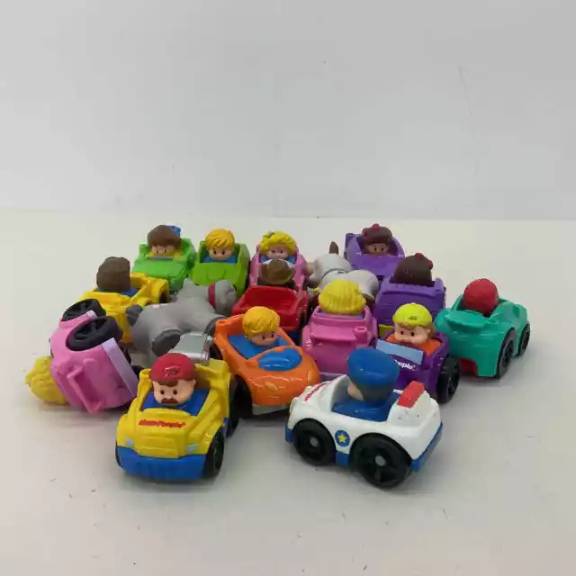 Fisher Price Little People Vehicles Toy Cars Used Mixed Lot