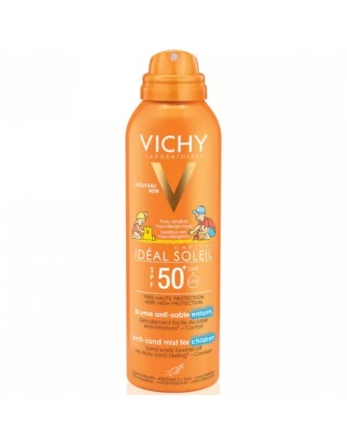 Vichy Spray Solare Ideal Soleil SPF 50+ Anti-sabbia per bambini (200 ml)