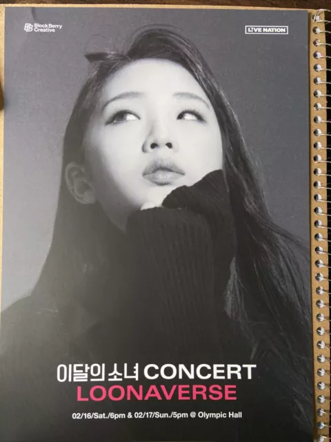 Loona Loossemble Yeojin Official Very Rare Loonaverse Olympic Hall Tour Poster