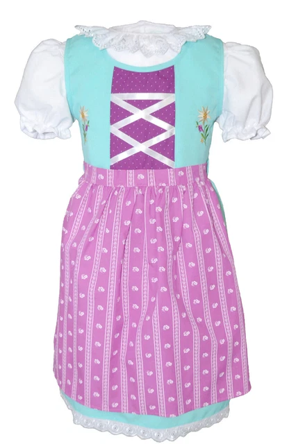 Dirndl per bambini, color menta