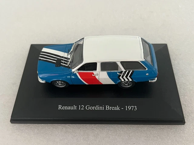 HACHETTE UNIVERSAL HOBBIES Renault 12 Gordini Break 1973 1/43 Voiture Miniature