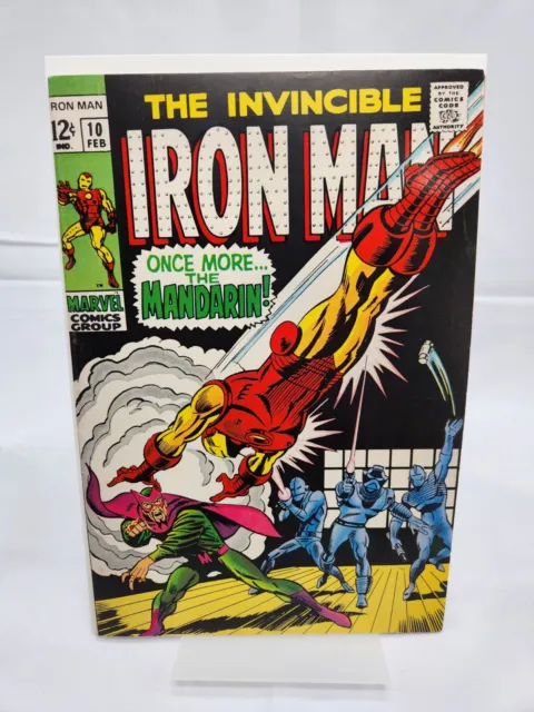 The Invincible Iron Man 10 1969 Silver Age Marvel Comic Book