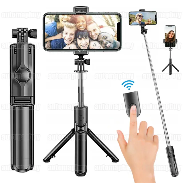 Bluetooth Smartphone Selfie Stick Handy Stativ 4 in1 Tripod Selfie Selfie-Stange