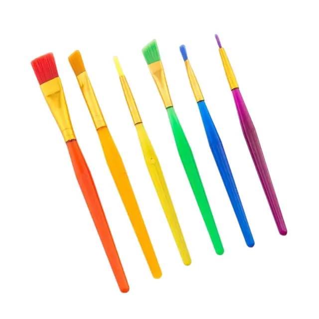 6Pcs Paint Brushes Set Acrylic Oil Painting Paintbrushes for Oil Painting