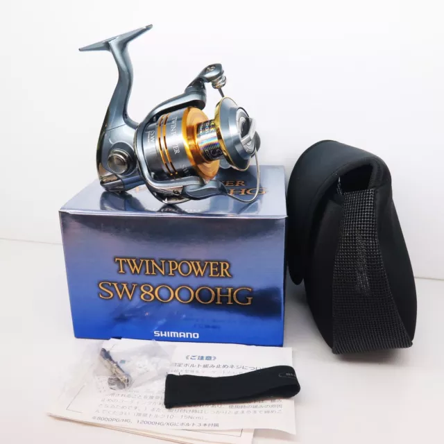 SHIMANO TWINPOWER SW8000HG Reel TWIN POWER SW 8000 HG Made In