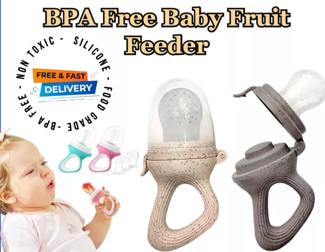 Baby Feeding Dummy Nibbles Fresh Food Fruit Feeder Weaning Nutrition Pacifier UK