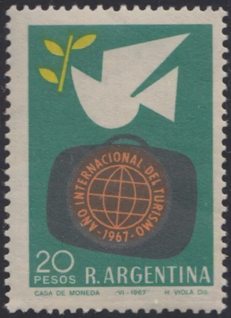 Argentina 794 1967 Année International De Tourisme MNH