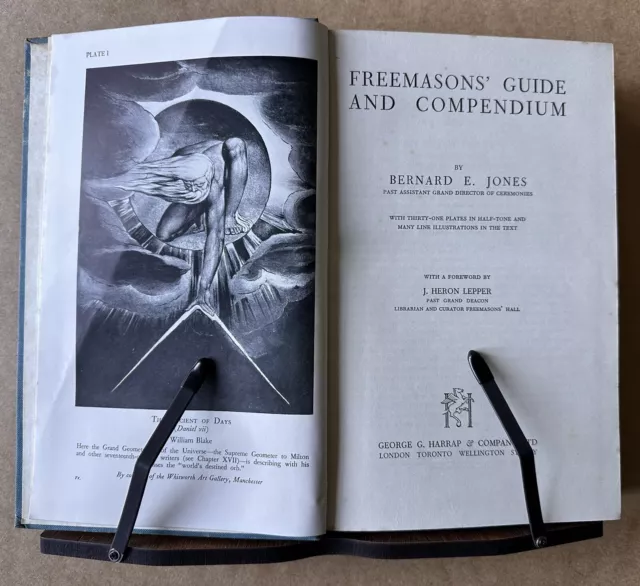 The Freemason's Guide and Compendium, Bernard E Jones. 1953. Hardback. Illust.