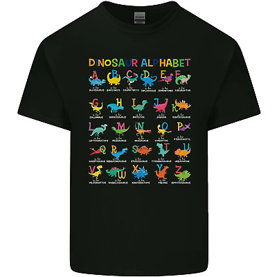 Alfabeto Dinosauro T-REX Funny Kids Bambini T-shirt