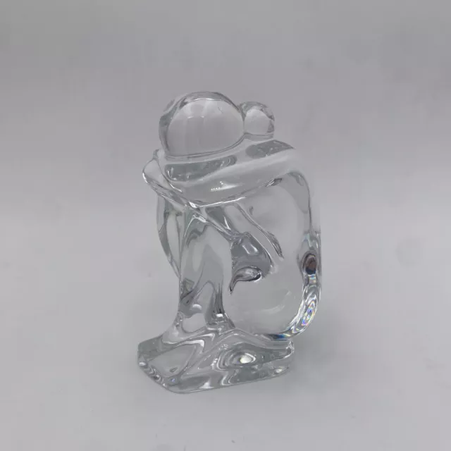 Baccarat France Crystal Nude The Dreamer Sculpture 4"