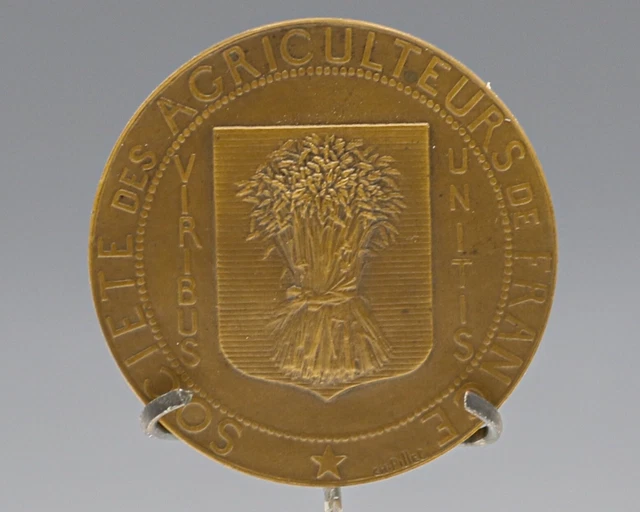 TROISIÈME RÉPUBLIQUE Médaille De Récompense, Société Des Agriculteurs Sup,fme 776811,a