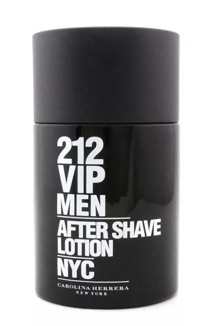 212 VIP MEN by Carolina Herrera 3.4 oz After Shave Lotion Splash. New. NO BOX