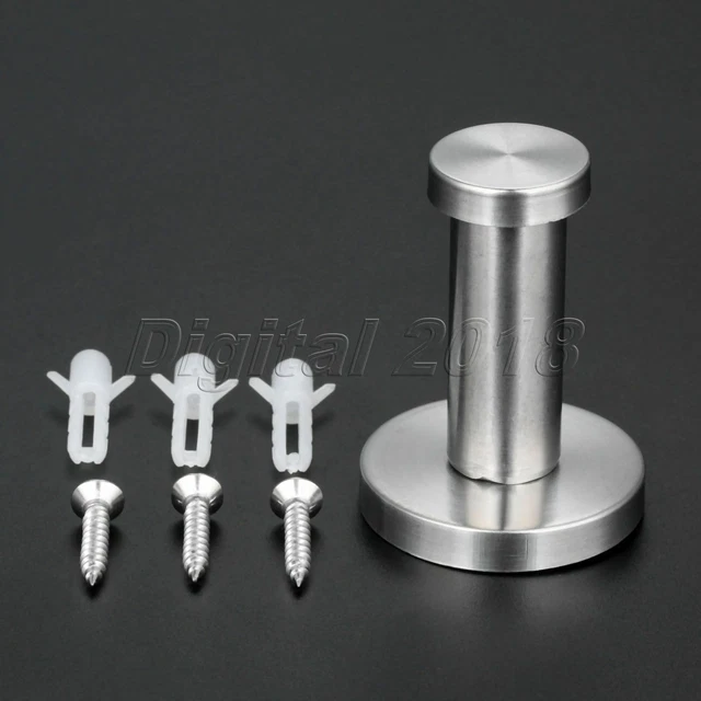 Single Hanging Hooks Coat Hat Clothes Robe Hanger Holder Rack Door Hook Steel