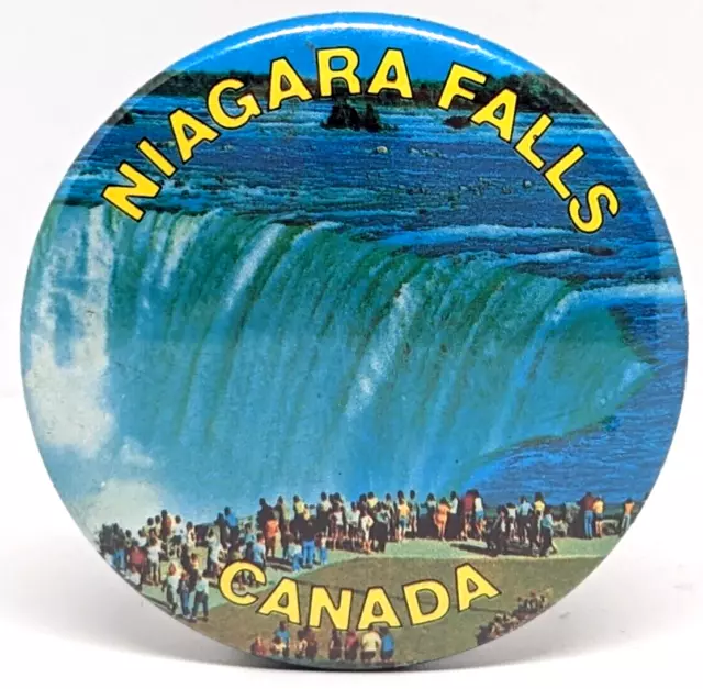 Vintage Niagara Falls Kanada Drei Wasserfälle Ontario 1980er Abzeichenstift (P1199)