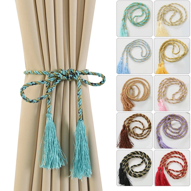 Window Curtain Rope Tie Backs Tiebacks Living Room Bedroom Tassel Ornament Home