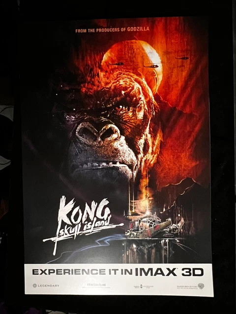 KONG: SKULL ISLAND (2017) 13" x 19" IMAX 3D PROMO "APOCALYPSE NOW STYLE" POSTER