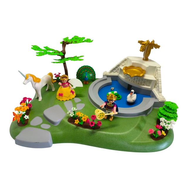 PLAYMOBIL 4137 FONTAINE Royale Avec Licorne Princesse Roi Enfants