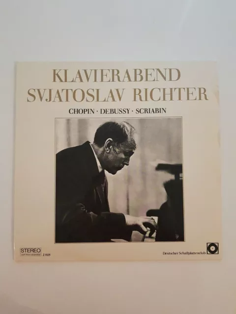 Chopin* ·  Debussy* ·  Scriabin*   Klavierabend Svjatoslav Richter Richter, Svj