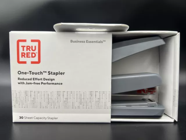 TRU RED One-Touch Stapler With 30-Sheet Capacity