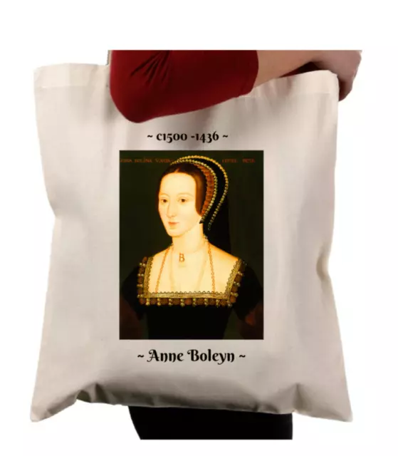 Anne Boleyn Tote Bag - Tudor History Tote Bag - Tudor Royalty Tote - Tudors GIft