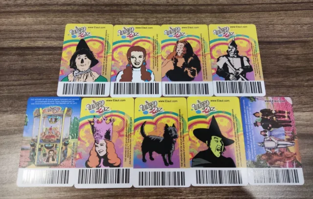 (RARE TOTO) The Wizard of Oz Elaut Company Coin Pusher 10 Card promo card set