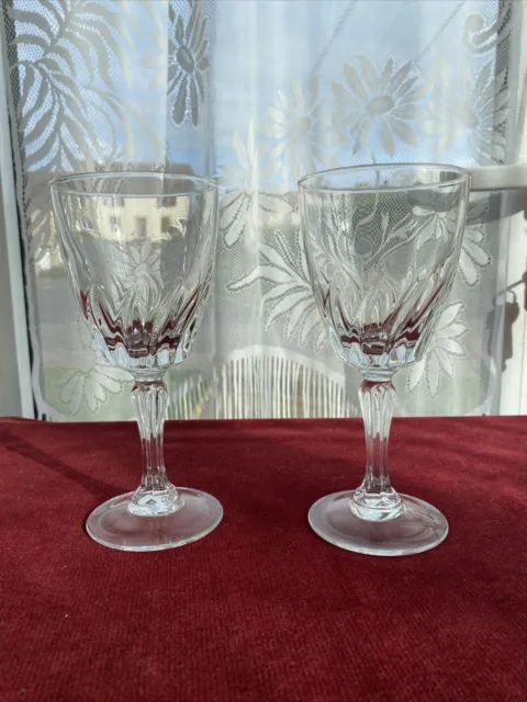 2 Bicchieri Da Acqua Cristal D'Arques Luminarc Modello Flamenco