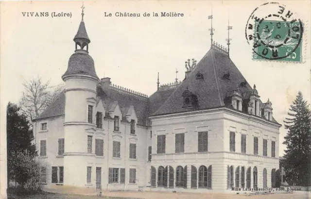 Cpa 42 Vivans Le Chateau De La Moliere