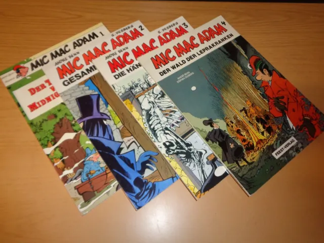 Mic Mac Adam Nr.1-4 komplett (Feest) 1 2 3 4 Comic Album Deesberg