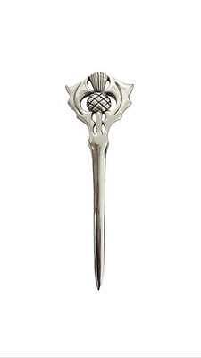 Cardo Cardo Scozzese Spille Kilt Argento Finitura 10.2cm Highland Elsa Perno E 
