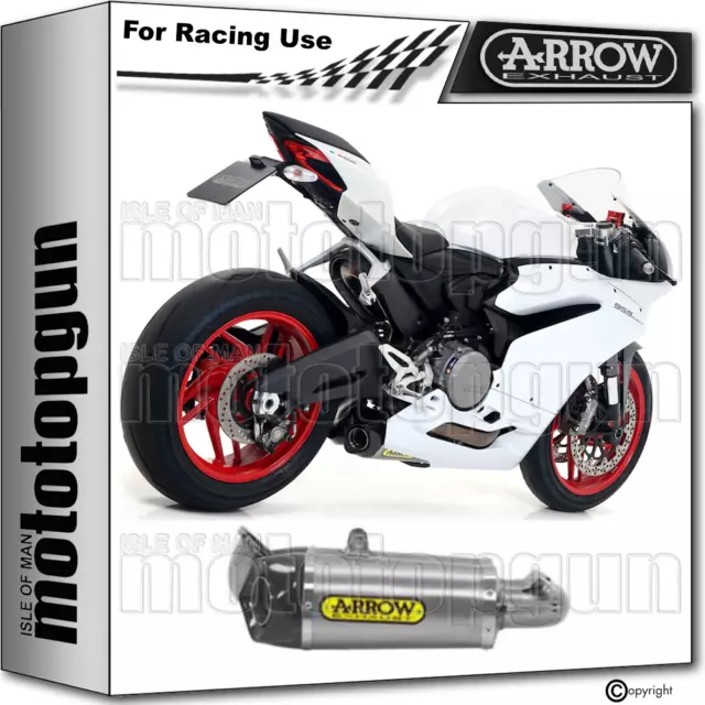 Arrow Kit Exhaust Ok Race Works Carby Titanium Ducati Panigale 959 2016 16