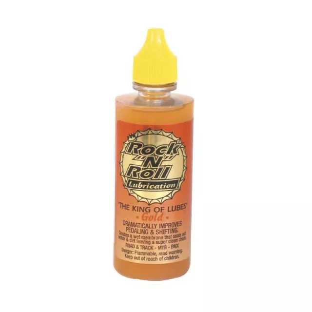 Rock "N" Roll - Chain Lube 4oz Bottle - Gold / Absolute Dry / Extreme