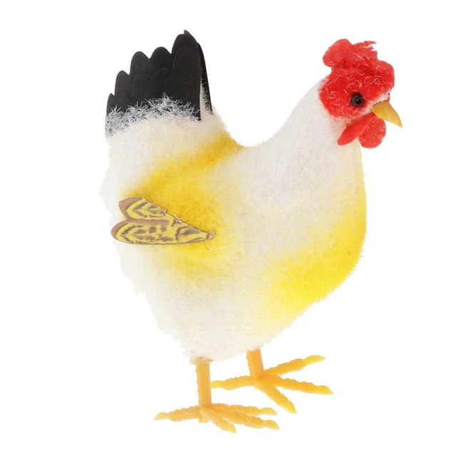Decortaive Garden Ornaments Chicken Figurine Statue for Outdoor/Indoor Decor