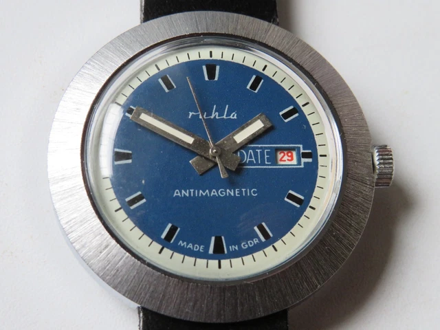 Ruhla Uhr, Herrenuhr, Mechanische  Uhr. Handaufzug