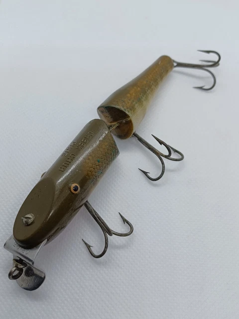 Creek Chub Pikie Fishing Lure Vintage C.C.B.C. 5" Jointed, Pike Scale, Crankbait
