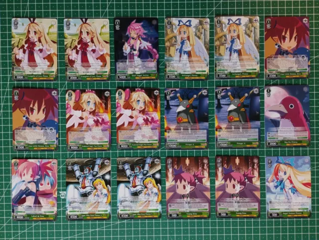 Weiß Schwarz TCG Disgaea Sammlung 355 Karten Anime Game Sammelkarten 2