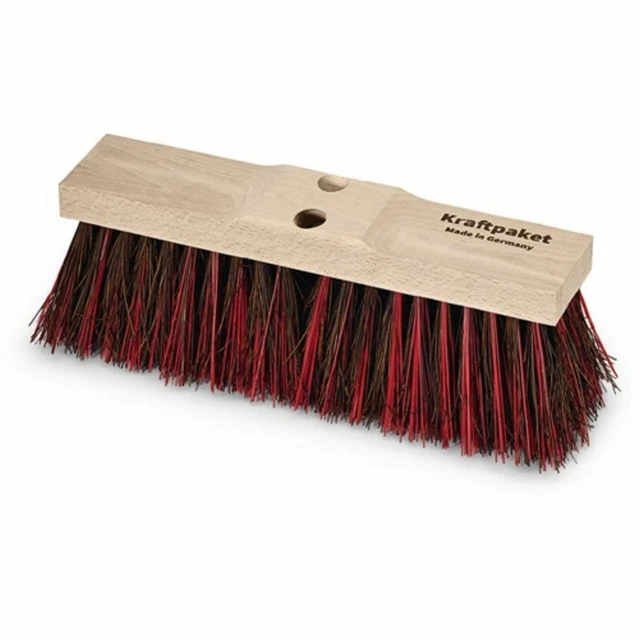 NÖLLE PINSEL Balai Bahia / Elaston L.400mm Avec 2 Stiellöchern Siège en Bois