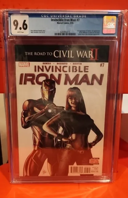 Invincible Iron Man 7 CGC 9.6 First Appearance of Riri Williams