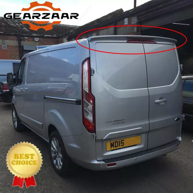 For Ford Transit Custom Twin Barn Door Rear Roof Tailgate Spoiler Fit 13+ Uk