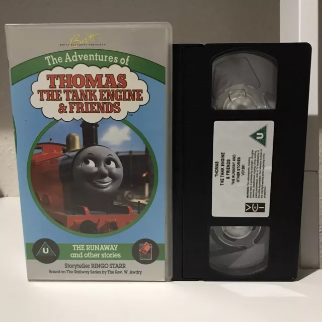 THOMAS THE TANK Engine & Friends - Vhs Video - The Runaway And Other ...