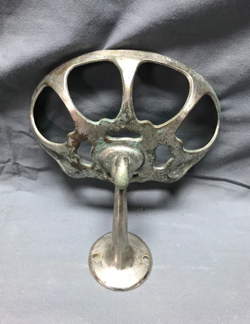 Antique Vintage Nickel Brass Wall Mount Sponge Soap Dish Holder Old 1634-22B
