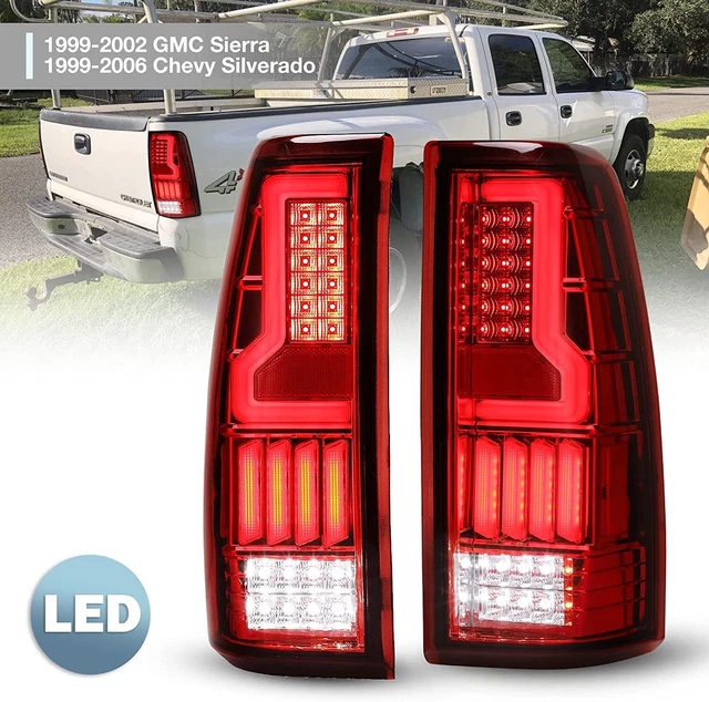 LED FOR 9906 Chevy Silverado Tail Lights 19992002 GMC Sierra 1500