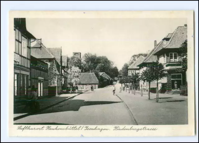 XX10017-3122/ Hankensbüttel / Isenhagen Hindenburgstr. AK ca.1940