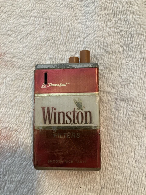 Packlite Korea, Winston Cigarette Lighter, Empty, Vintage