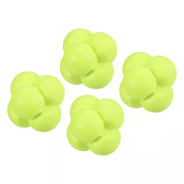 Reaction Balls Coordination Agility Training Ball High Difficulty Yellow 4pc