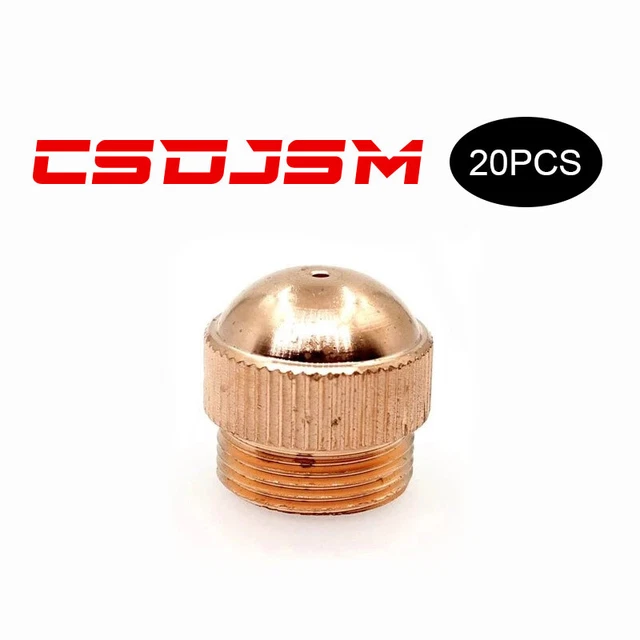 20pcs 20056 Plasma Cutter Tips Nozzle 0.067'' 100A for ESAB PT-17 Cutting Torch