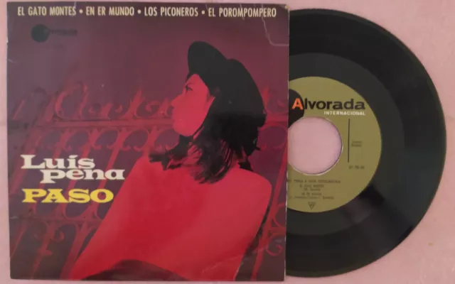 7" LUIS PEÑA - TANGO-PASO - El Gato Montes +3 - PORTUGAL press - EP (VG++/VG++)