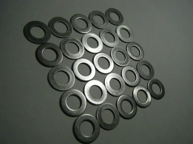 25 FLAT WASHERS, 316 STAINLESS STEEL, 9/16" ID x 1-1/16" OD x 1/16", BEST MARINE